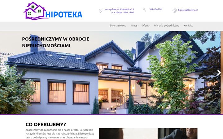 Screenshot of hipoteka-andrychow.pl
