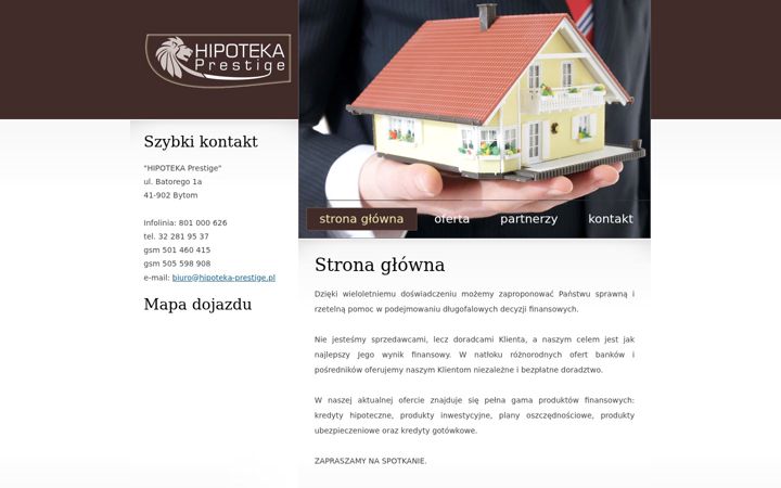 Screenshot of hipoteka-prestige.pl