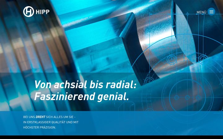 Screenshot of hipp-gmbh.de