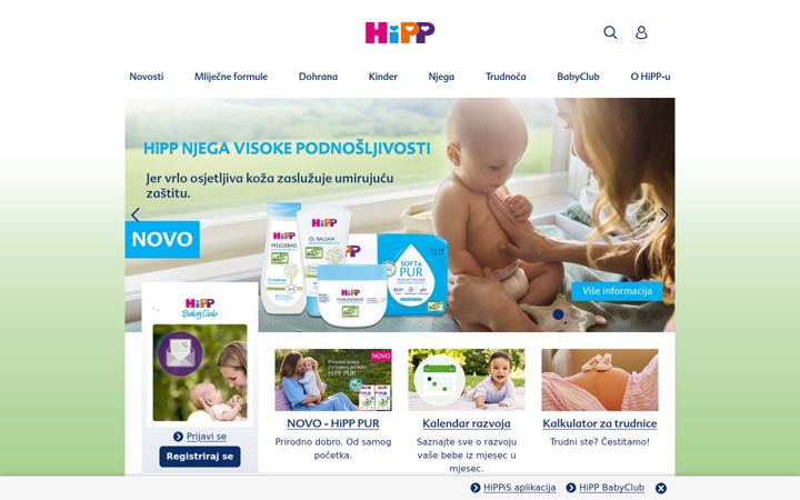 Screenshot of hipp.hr