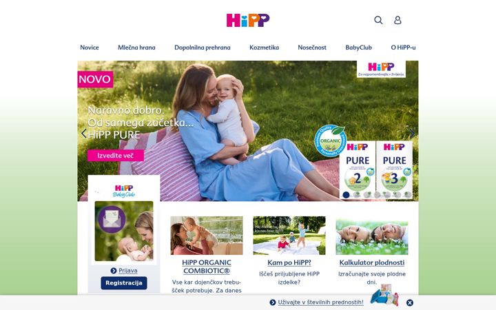 Screenshot of hipp.si