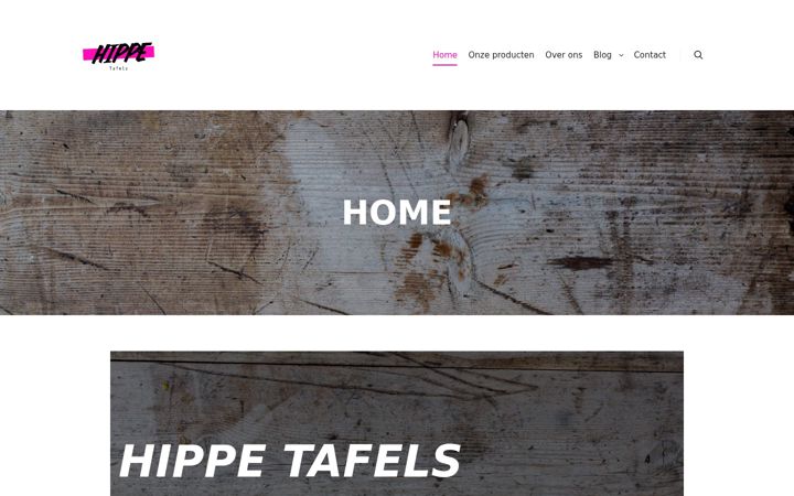 Screenshot of hippetafels.nl
