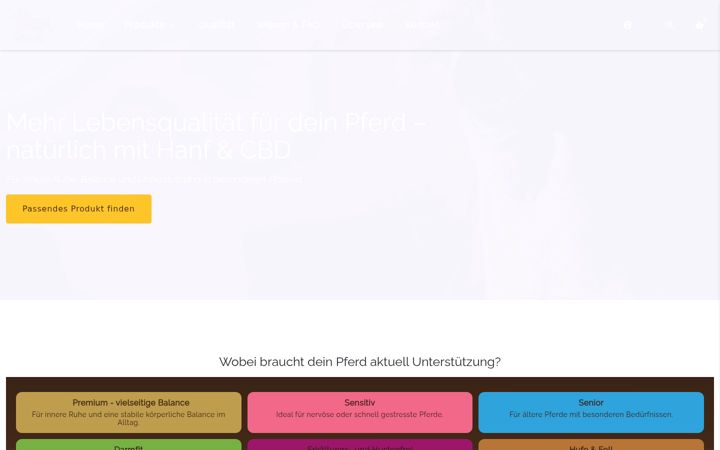 Screenshot of hippocbd.de