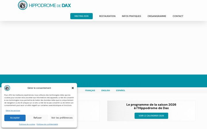 Screenshot of hippodrome-dax.fr