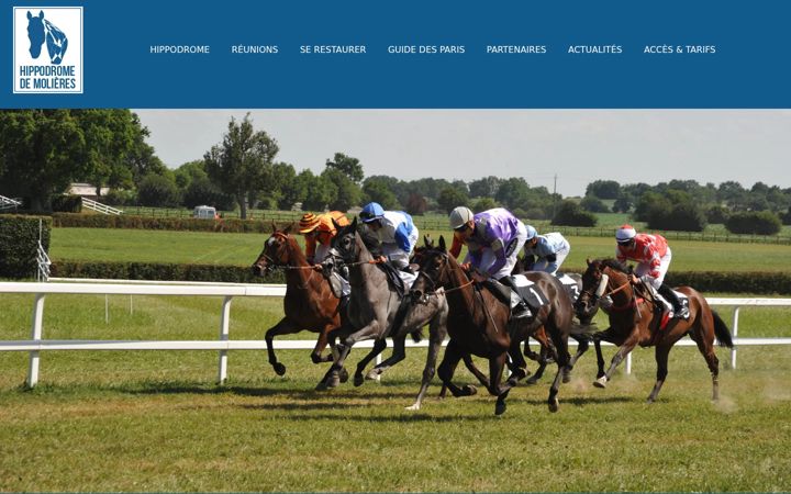 Screenshot of hippodrome-molieres.com