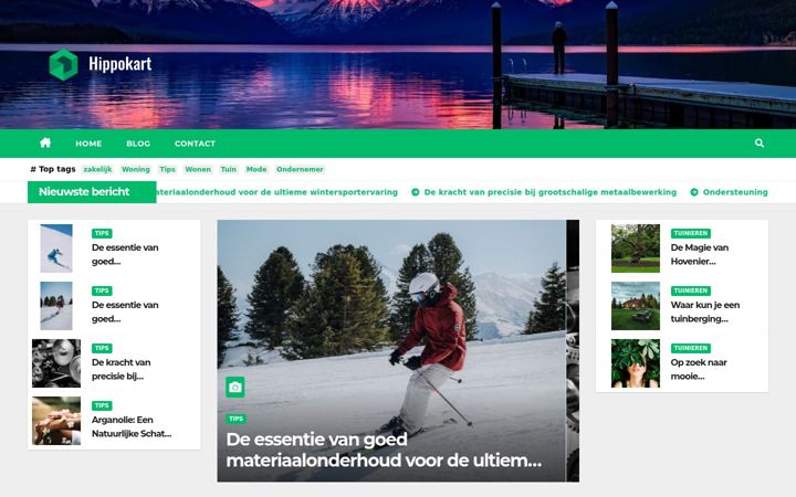 Screenshot of hippokart.nl