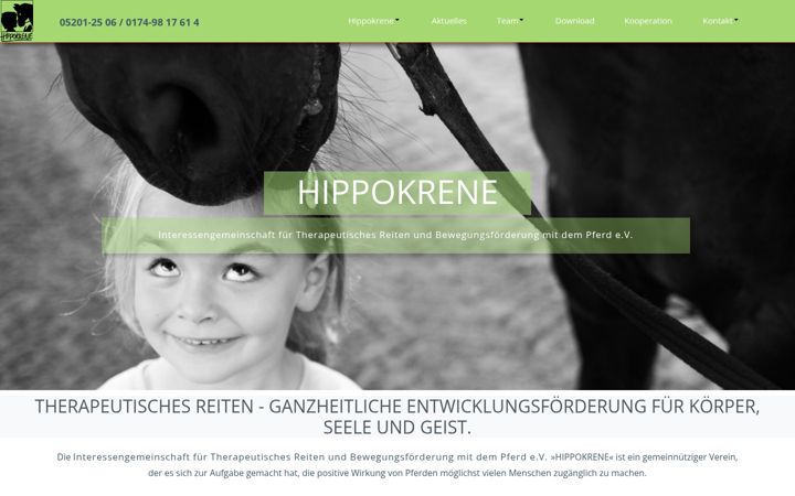 Screenshot of hippokrene.de
