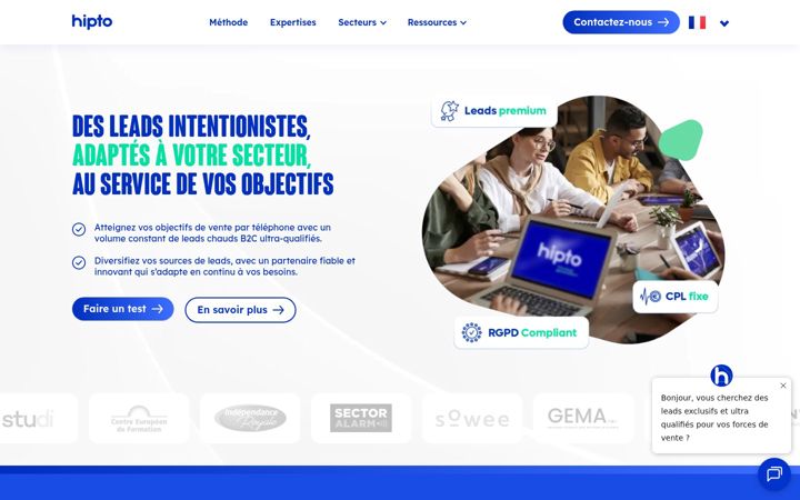 Screenshot of hipto.com