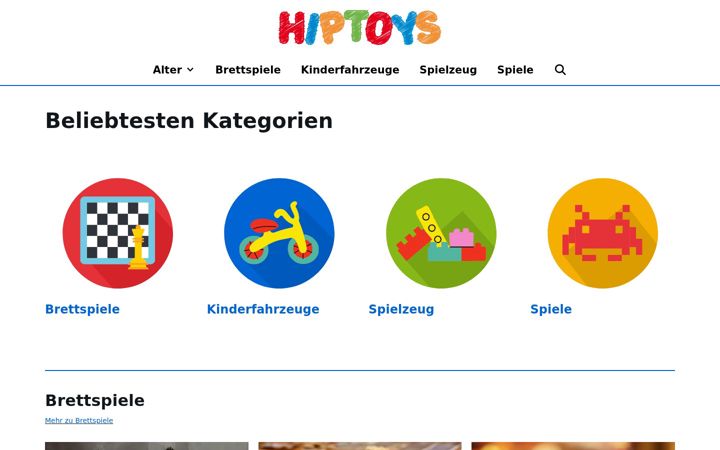 Screenshot of hiptoys.de