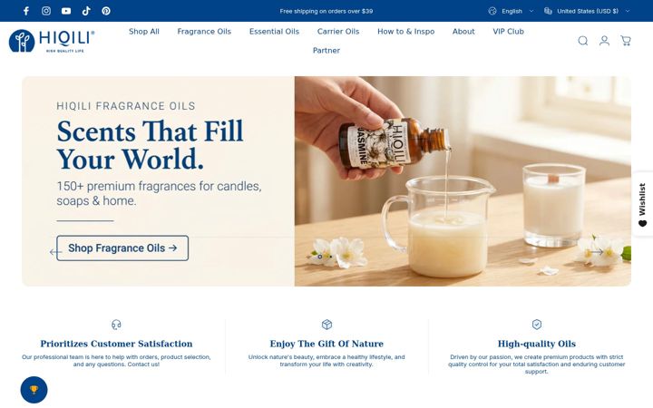 Screenshot of hiqili.com