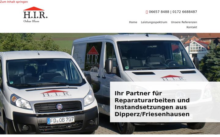 Zrzut ekranu hir-oskarblum.de