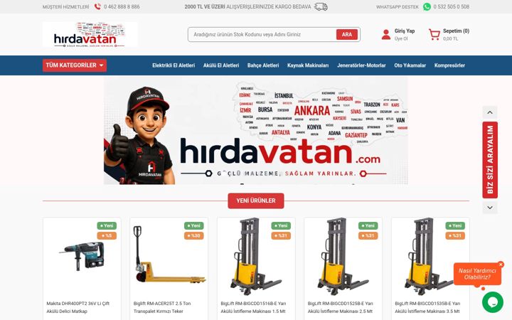 Screenshot of hirdavatan.com