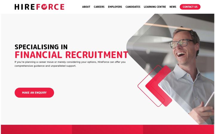 Screenshot of hireforce.ie