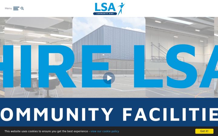 Screenshot of hirelsa.co.uk