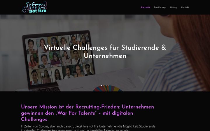 Screenshot of hirenotfire.com
