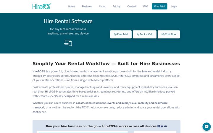 Screenshot of hirepos.com