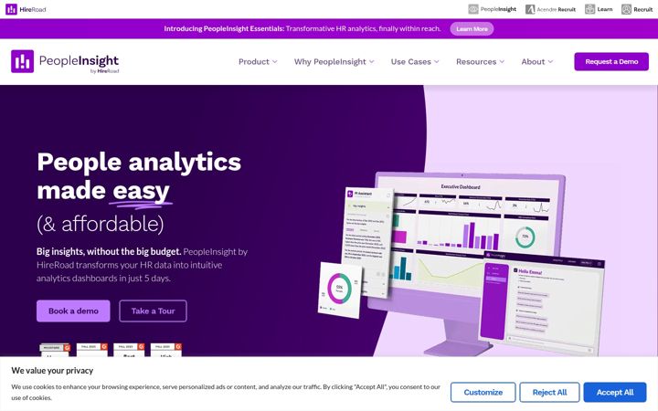 Screenshot of hireroad.com