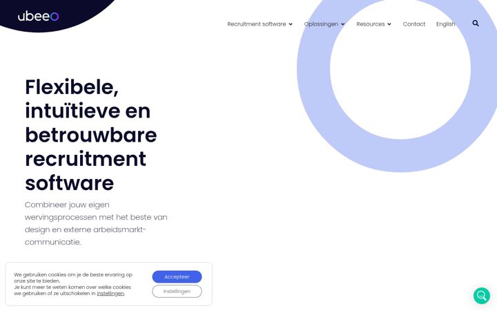 Screenshot of hireserve.nl
