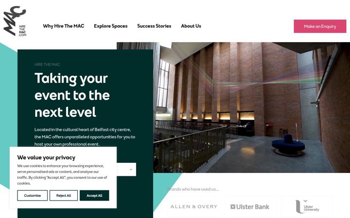 Screenshot of hirethemac.com