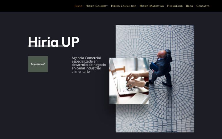 Screenshot of hiriaup.com