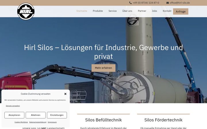 Screenshot of hirl-silo.de
