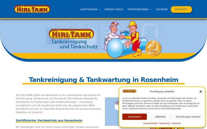Screenshot του hirl-tank.de