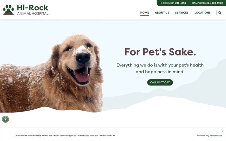Screenshot of hirockanimal.com