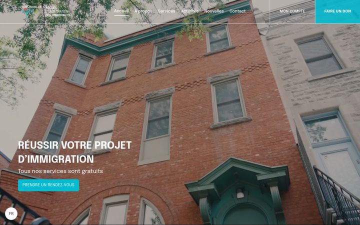 Screenshot of hirondelle.qc.ca