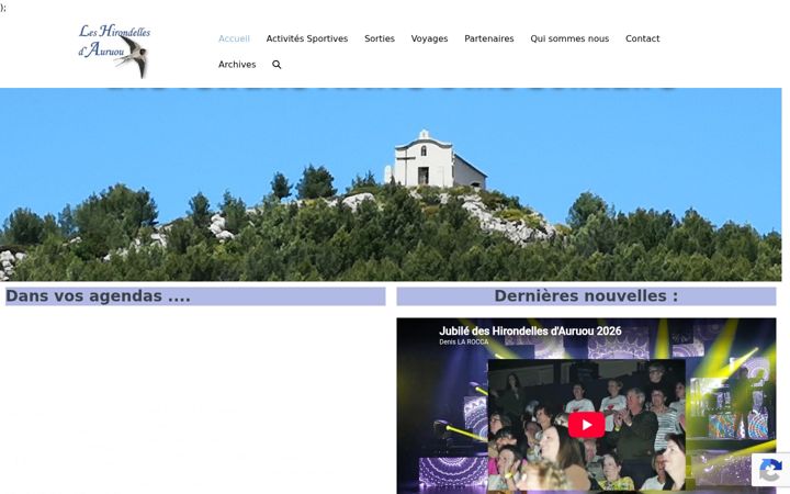 Screenshot of hirondelles-auruou.fr