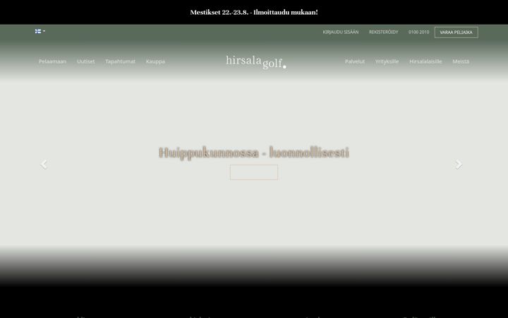 Screenshot of hirsalagolf.fi