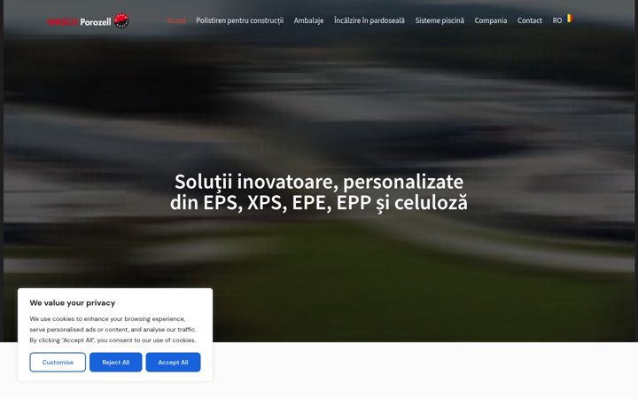 Screenshot of hirsch-porozell.ro