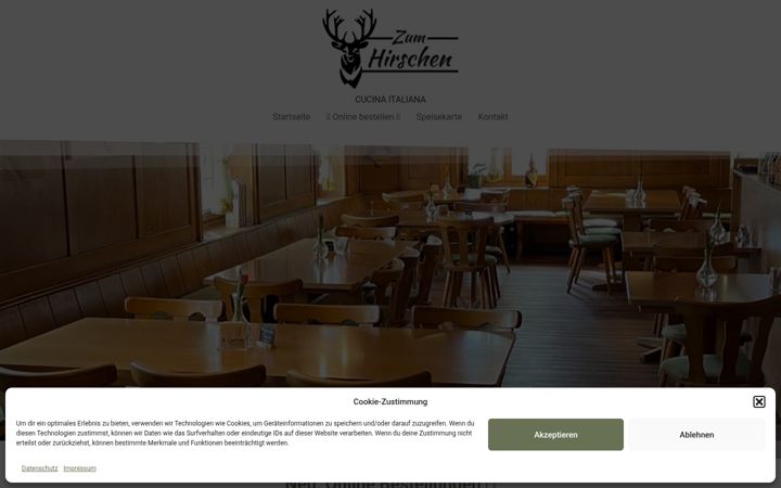 Screenshot of hirschen-haslach.de