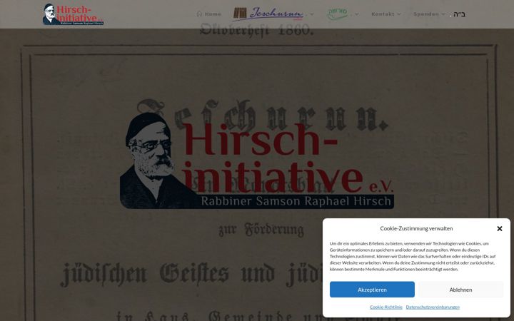 Screenshot of hirschinitiative.de
