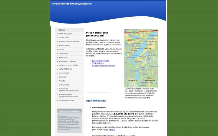 Screenshot of hirsijarvi.com