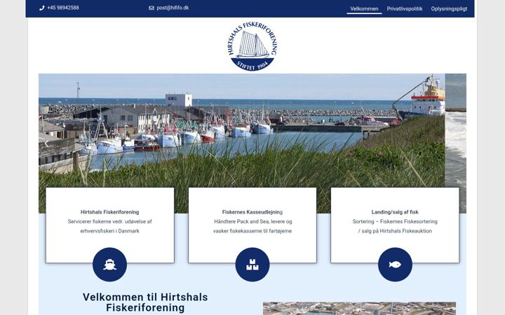 Screenshot of hirtshalsfiskeriforening.dk