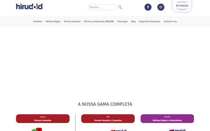 Screenshot of hirudoid.pt