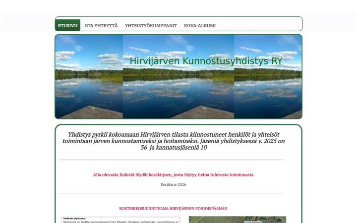 Screenshot of hirvijarvi.com