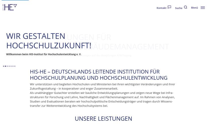 Screenshot of his-he.de