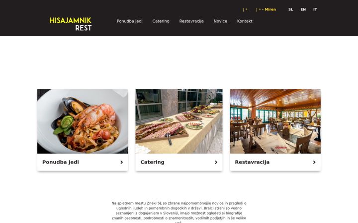 Screenshot of hisajamnik.si