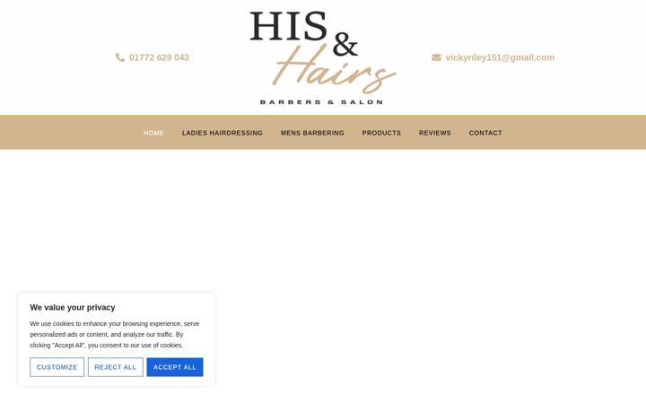 Screenshot of hisandhairsteam.co.uk