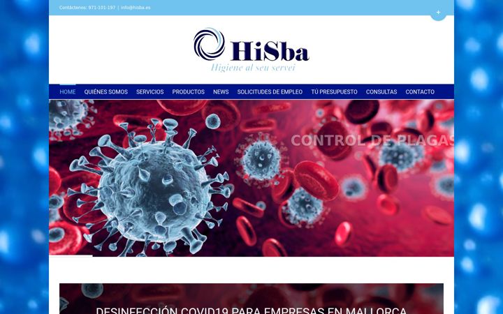 Screenshot of hisba.es