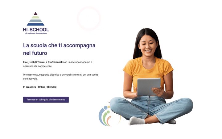 Screenshot of hischool.it