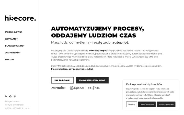 Screenshot of hisecore.com