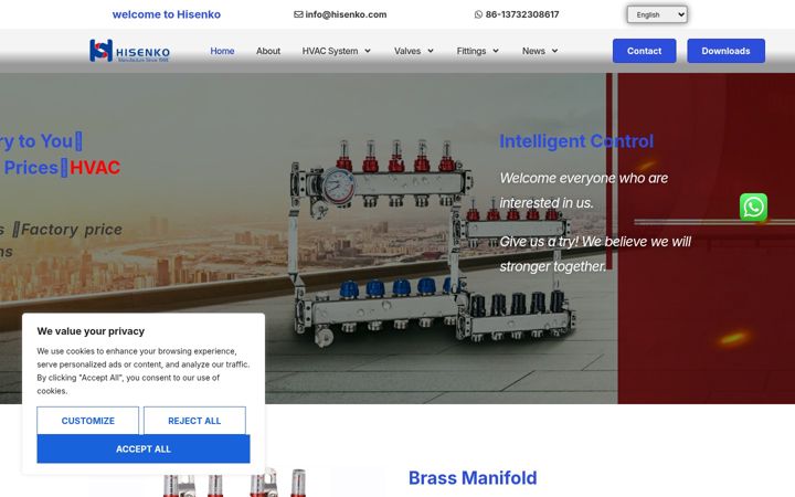 Screenshot of hisenko.com