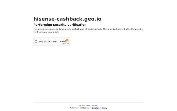 Screenshot of hisense-cashback.de