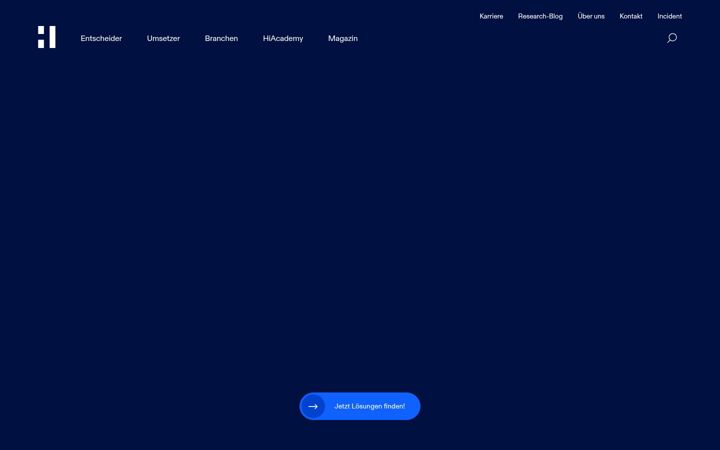 Screenshot of hisolutions.com