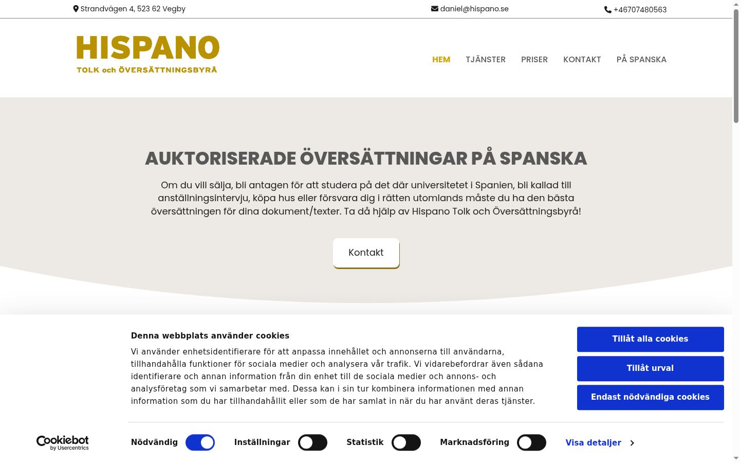 Snímka obrazovky banera súhlasu zobrazeného pred akoukoľvek interakciou