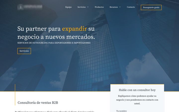 Screenshot of hispasiam.com