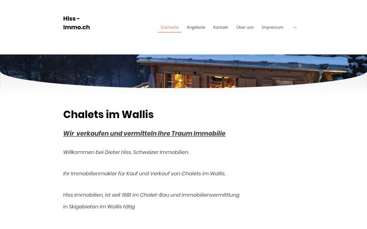 Screenshot of hiss-immo.com