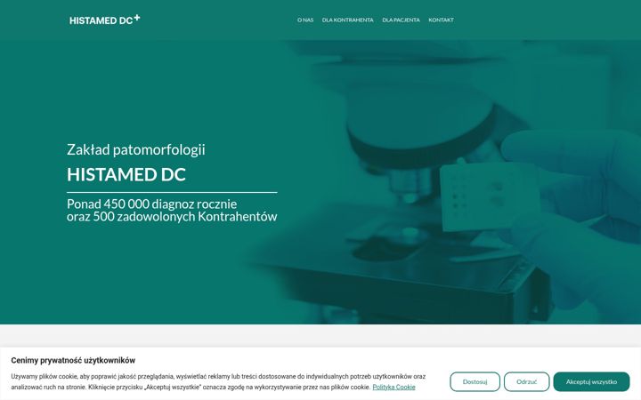 Screenshot of histamed.pl